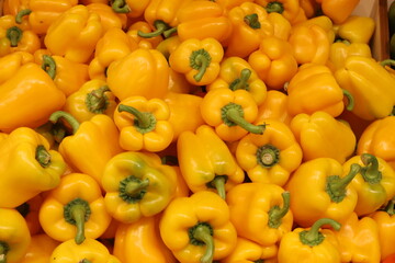 Vegetables and fruits are sold in January at the bazaar in Tel Aviv.