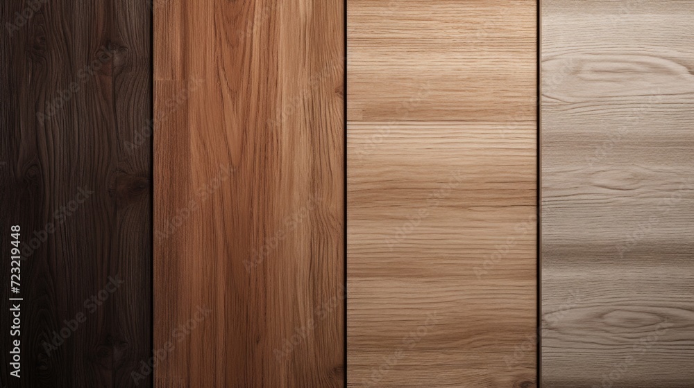 Poster A detailed view of a wooden surface showcasing various colors. This versatile image can be used in a variety of projects