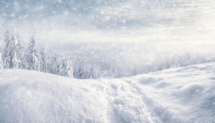 fresh snow background natural winter background texture blurred