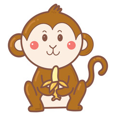 Monkey doodle cartoon