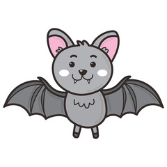 bat doodle cartoon