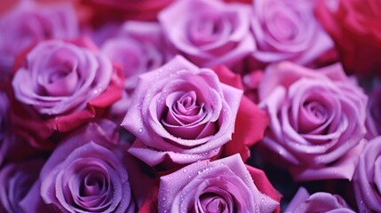 A close-up view of a bunch of pink roses. Perfect for adding a touch of elegance to any project