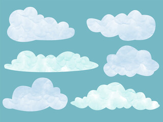 blue sky with clouds