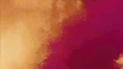 Abstract maroon and gold painting background, brush texture, gold texture