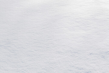 White clean shiny snow background texture. fresh snow  seamless texture. snowy surface closeup