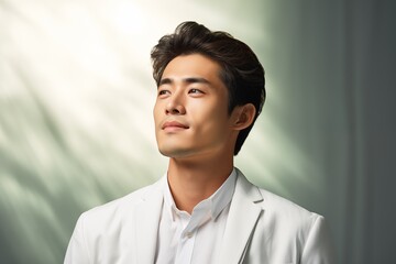 Illustration of a fashion portrait,  AI Generated