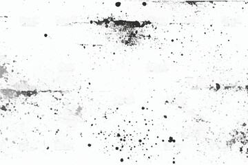 Black and white Grunge Background.  Black and white grunge texture. Black paint splatter isolated on white background. Abstract mild textured effect. Eps 10. - obrazy, fototapety, plakaty