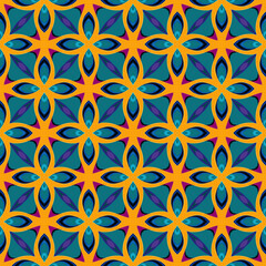 floral simple abstract batik textile