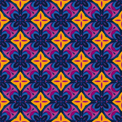 floral simple abstract batik textile