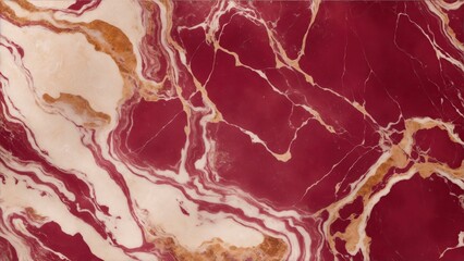 Naklejka premium Maroon and Gold marble texture for tile wallpaper luxurious background