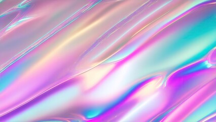 Iridescent foil texture Holographic background