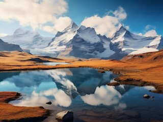 lake in the mountains