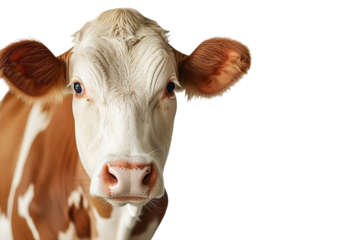 Vaca lechera aislada