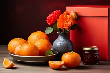 still life with flowers