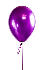 purple balloon isolated