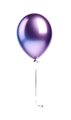 purple birthday balloon