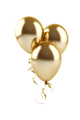 gold party balloons
