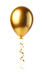 shiny metallic gold balloon