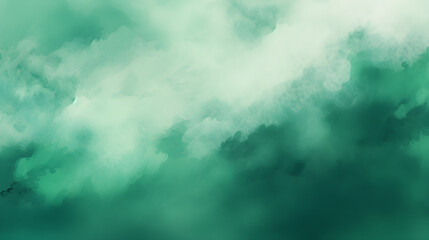 Fototapeta premium emerald green cloud print