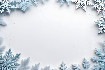christmas background with snowflakes. 