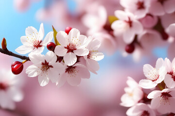 cherry flower blossoms. 