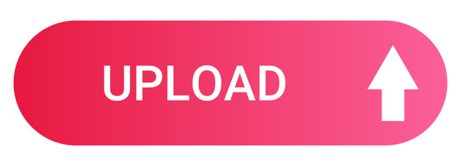 Fototapeta premium Upload Web UI Button Elements Isolated On White Background