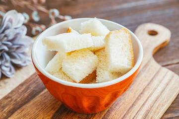 マグカップ料理　牛乳のフレンチトースト