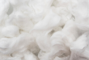 Texture of medical cotton close-up. Cotton wool. Health. Medicine - obrazy, fototapety, plakaty