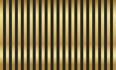 Background of golden vertical iridescent stripes on a black background