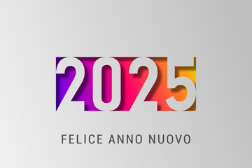felice anno nuovo - buon anno 2025