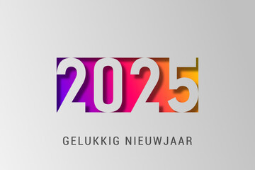 2025 - gelukkig nieuwjaar 2025