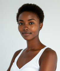 Smiling woman, beautiful professional portrait