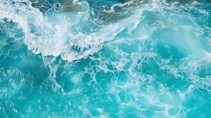 Fototapeta premium Water with&nbsp;turquoise&nbsp;foam