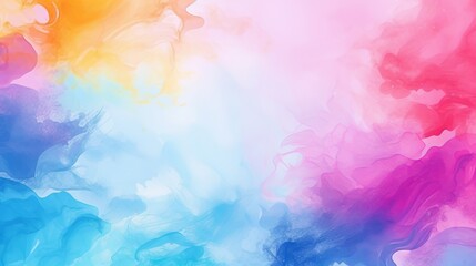 Watercolor paint background for holi festival