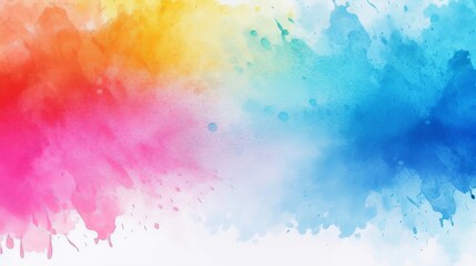 Watercolor paint background for holi festival