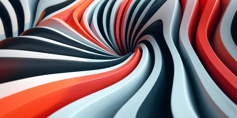 An abstract design inspired by the Op Art movement, with optical illusions and visual effects that captivate the viewer