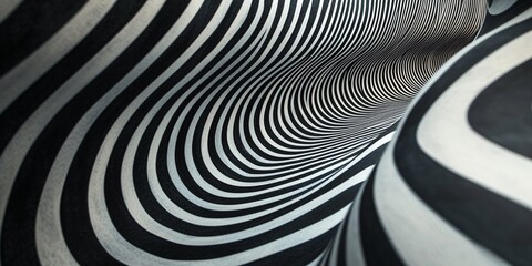 An abstract design inspired by the Op Art movement, with optical illusions and visual effects that captivate the viewer