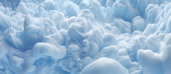 foam background on blue - obrazy, fototapety, plakaty