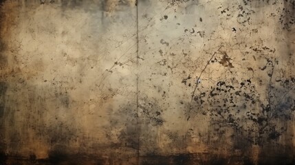 Grunge dirty stained old backdrop with weathered patterns generative ai