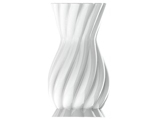 White Plastic Decorative Vase 3D print model
