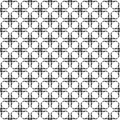 Black seamless abstract pattern. Overlay for background and backdrop. Ornamental design. PNG graphic illustration with transparent background.
