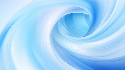 Abstract Light Blue Swirl Background with Radiating Twirling Motion