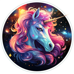 A Magical Unicorn Sticker