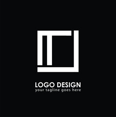 NU NJ Logo Design, Creative Minimal Letter NJ NU Monogram