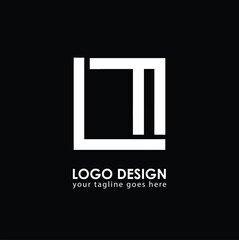 LN UN Logo Design, Creative Minimal Letter UN LN Monogram