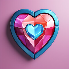 A Heart Sticker