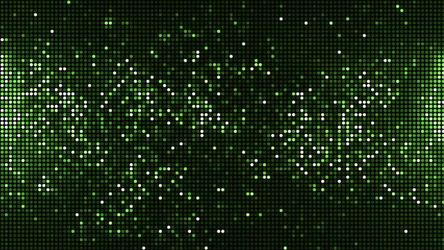 Bright shiny LED video wall background with flashing disco lights which change color. Full HD glitz and glamour nightlife background animation.