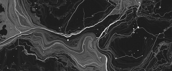 Monochrome displacement map texture aberration