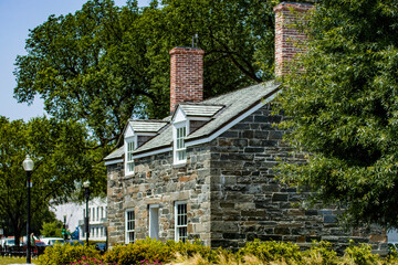 The only pre-revolutionary and oldest colonial house in the city of Washington DC, located on M Street in the U.S. capital.