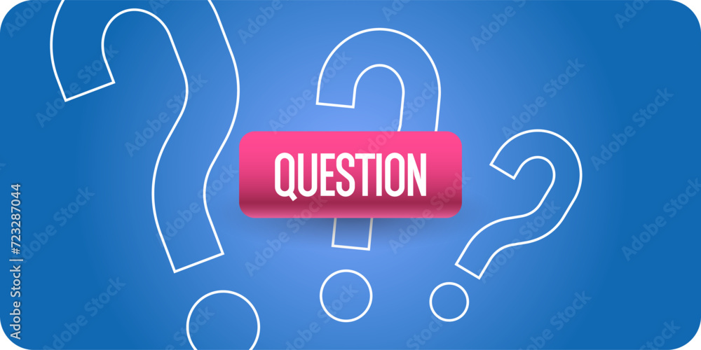 Poster a poster with question marks. a question that needs an answer. elements for transmitting information
